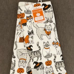 Casaba Halloween CAT kitchen towel set 🎃🐈‍⬛